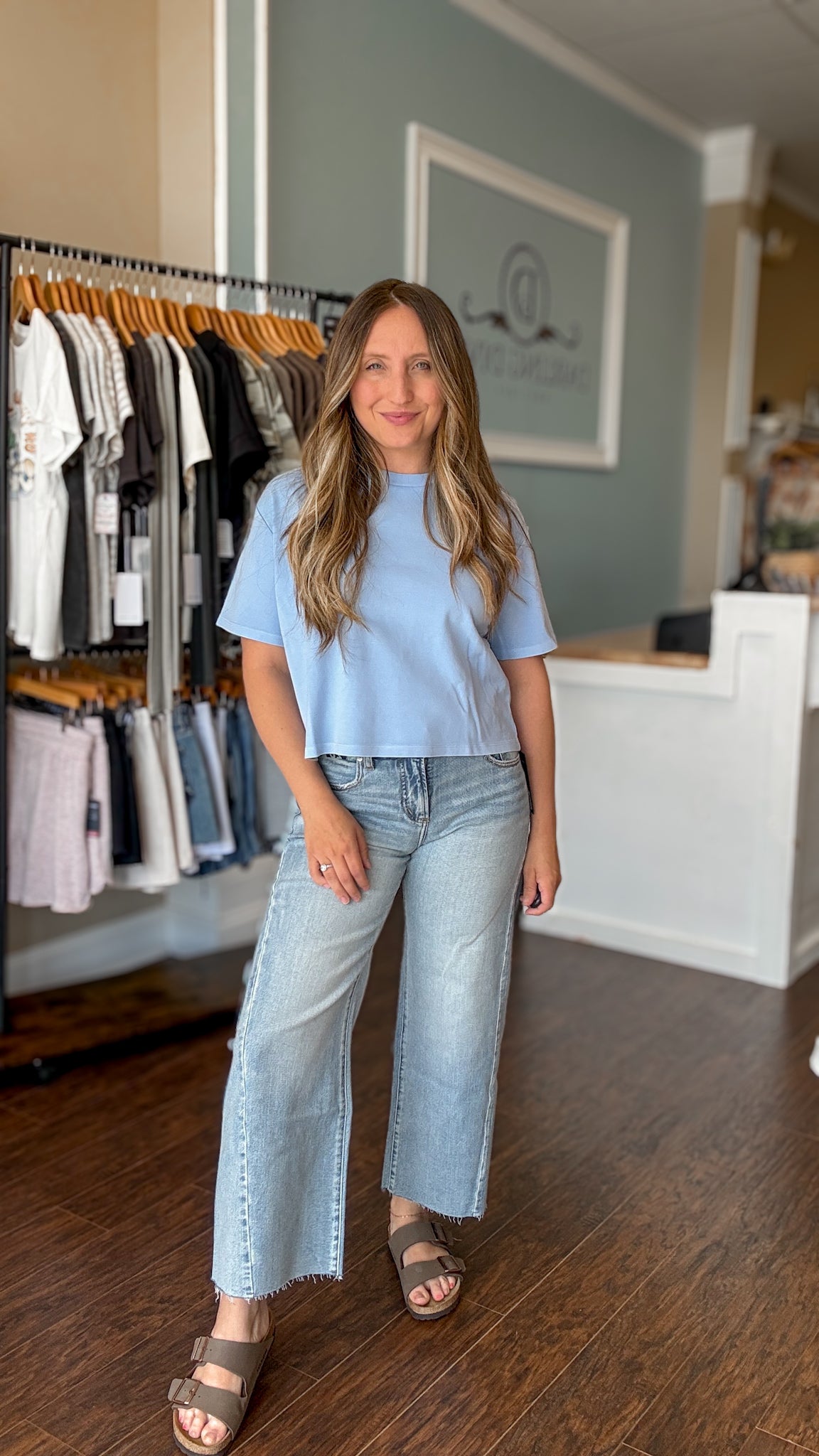 West End Suki Wide Leg Crop