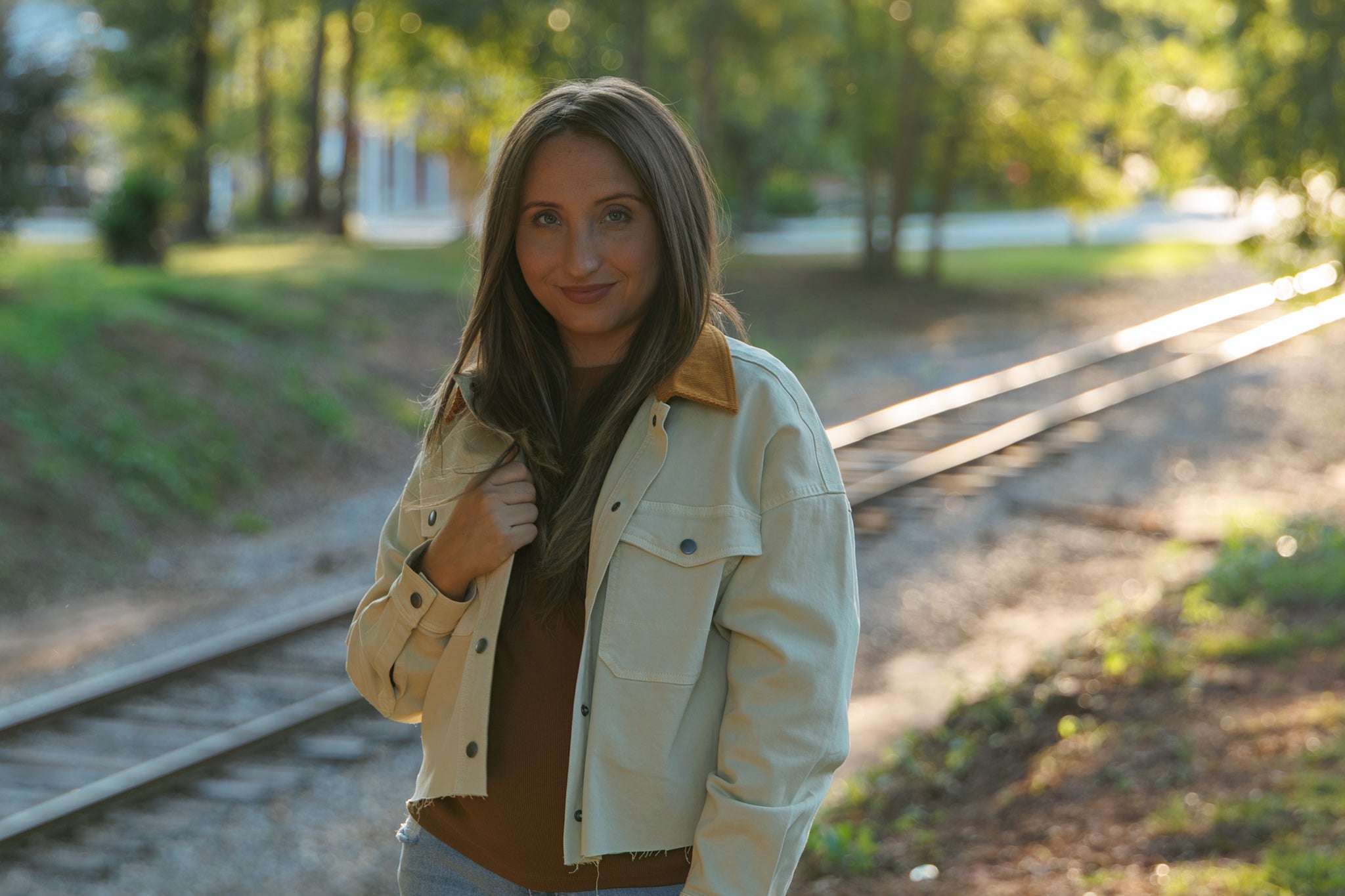 Cashew Cropped Gina Jacket