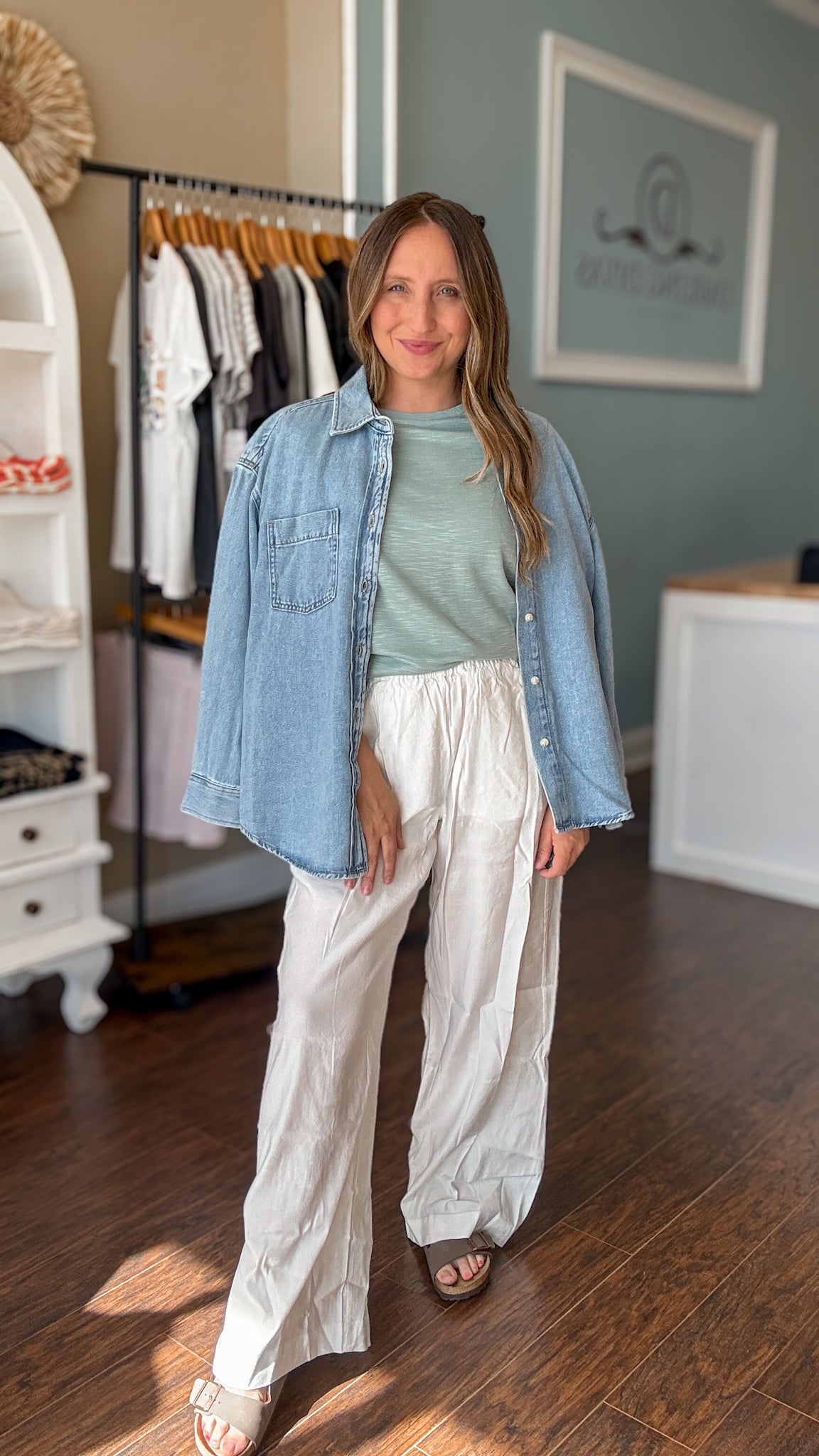 White Paris Pant