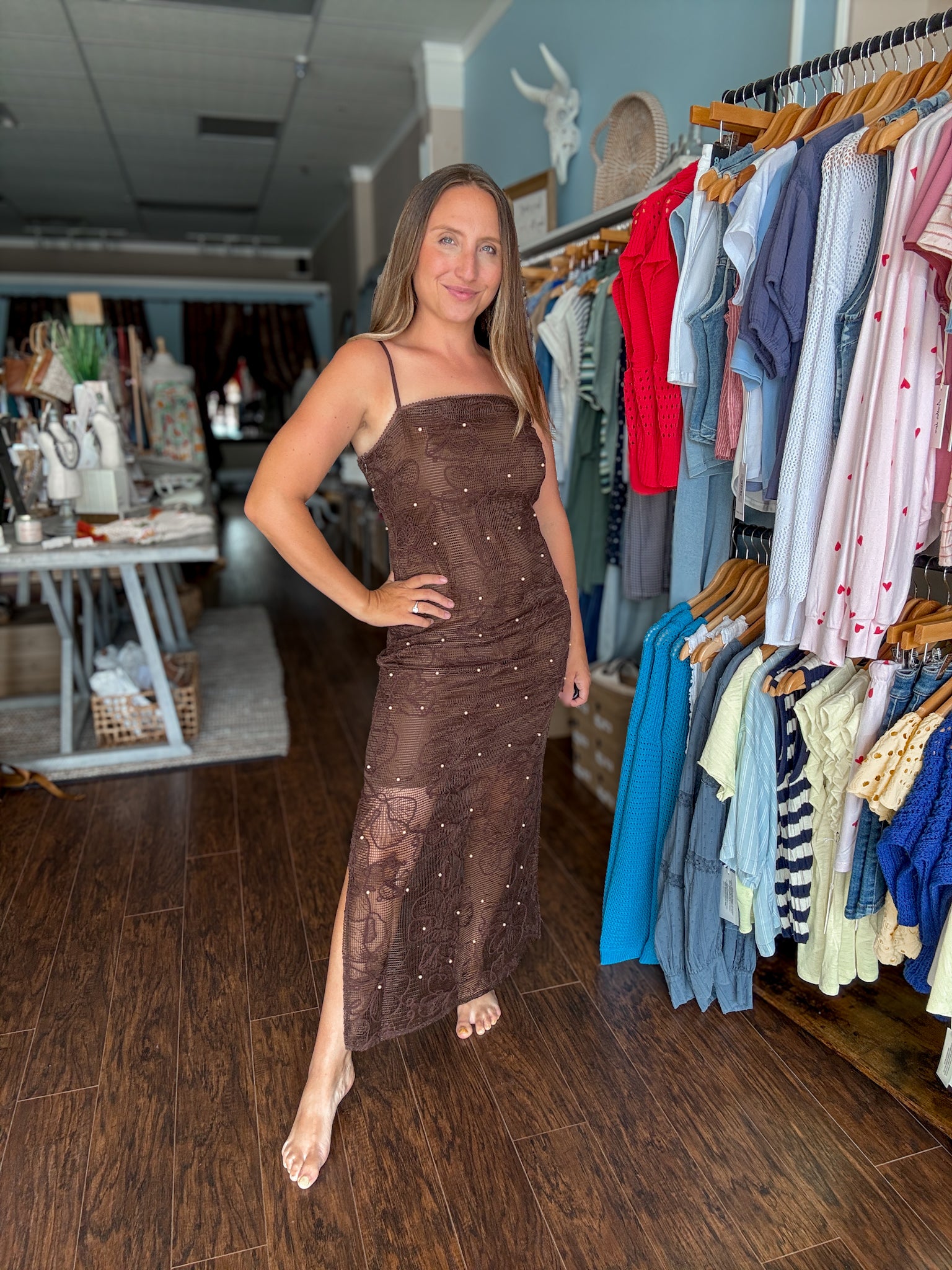 Chicory Coffee Maureene Dress
