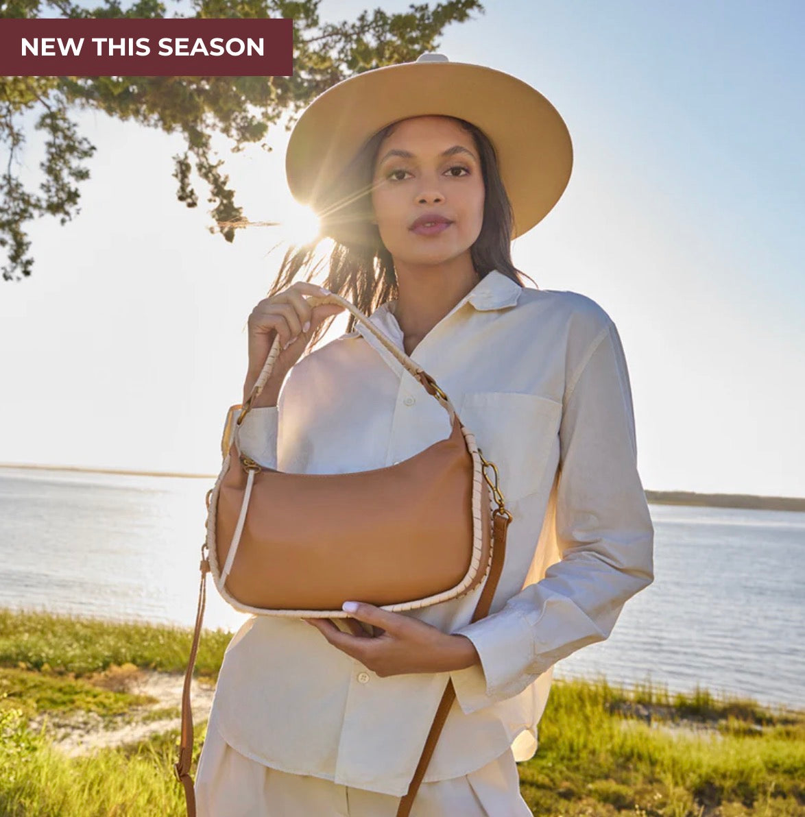 Mia Crescent Hobo Handbag