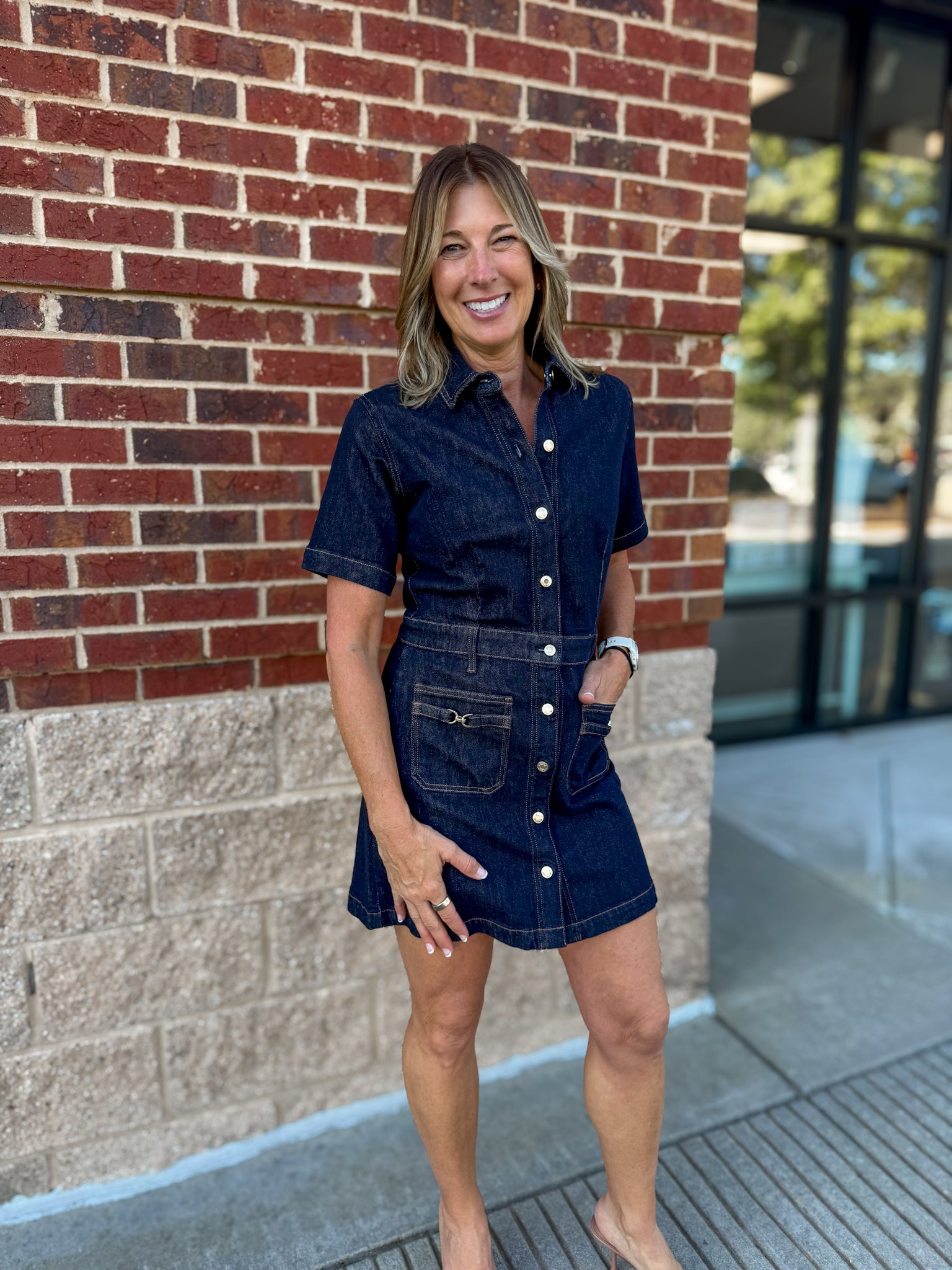 Crush Denim Dress